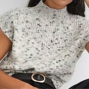LOFT Speckled Knit Turtleneck Sweater